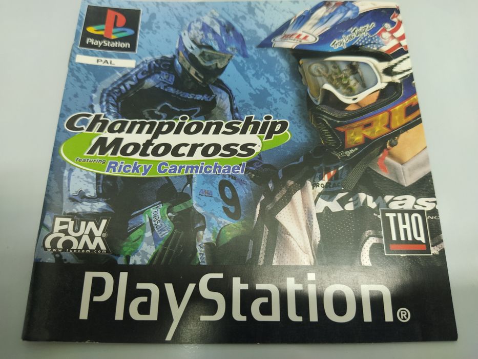 Ps1 psx one PlayStation INSTRUKCJA Championship Motocross Niemiecka