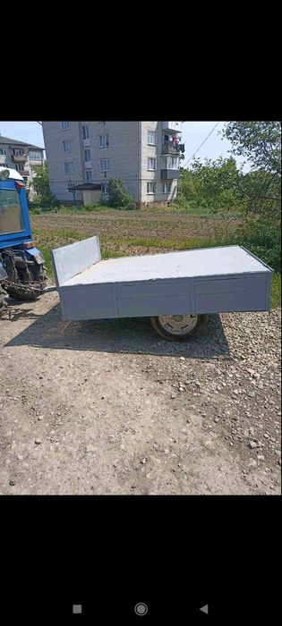 Причіп самоскид одноосний