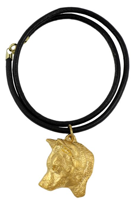 Shiba Inu naszyjnik pozłocony Art-Dog