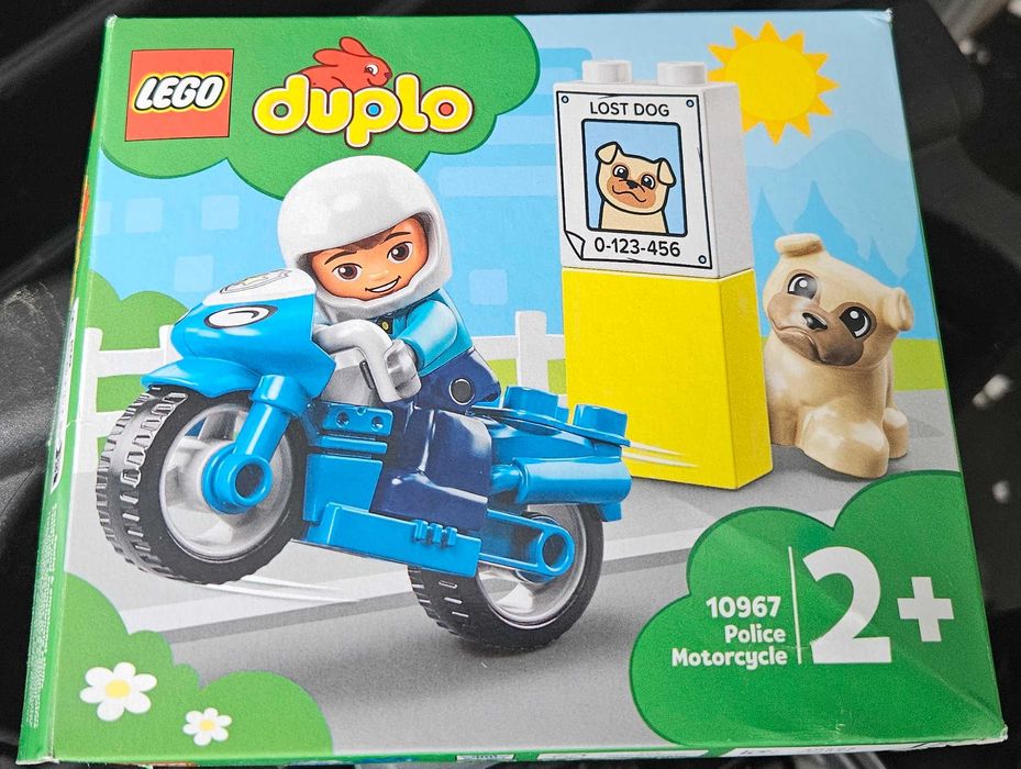 Lego DUPLO 5681 Posterunek policji, 10900,10967 policjanci na motorach