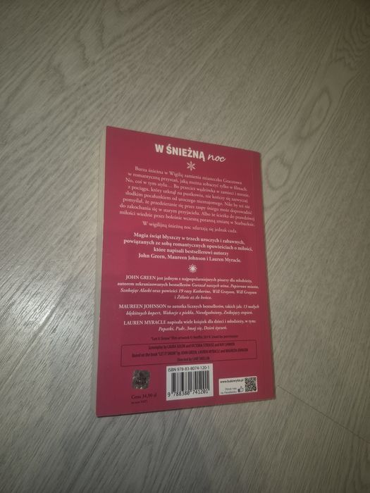 Książka ,,W śnieżna noc"