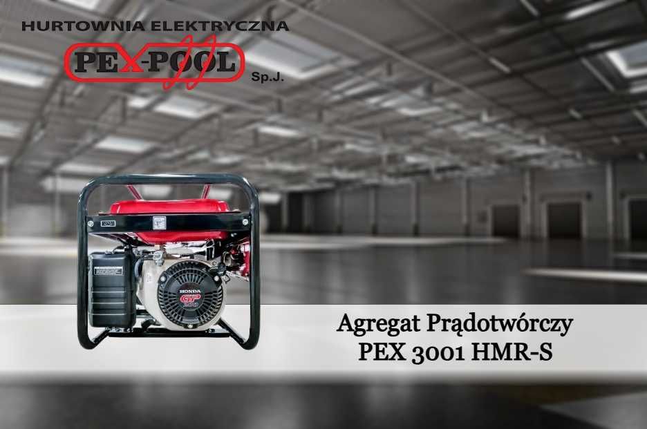Agregat PEX 3001 HMR-S z AVR, 1-fazowy 3kW Honda  cena brutto