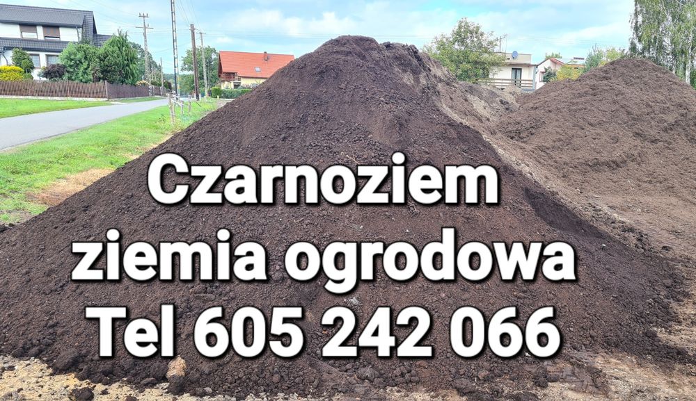 ZIEMIA wierzchnia ogrodowa przesiewana czarnoziem torf kompost  pod warzywa trawnik do upraw wywrotka 5t siana ziemia