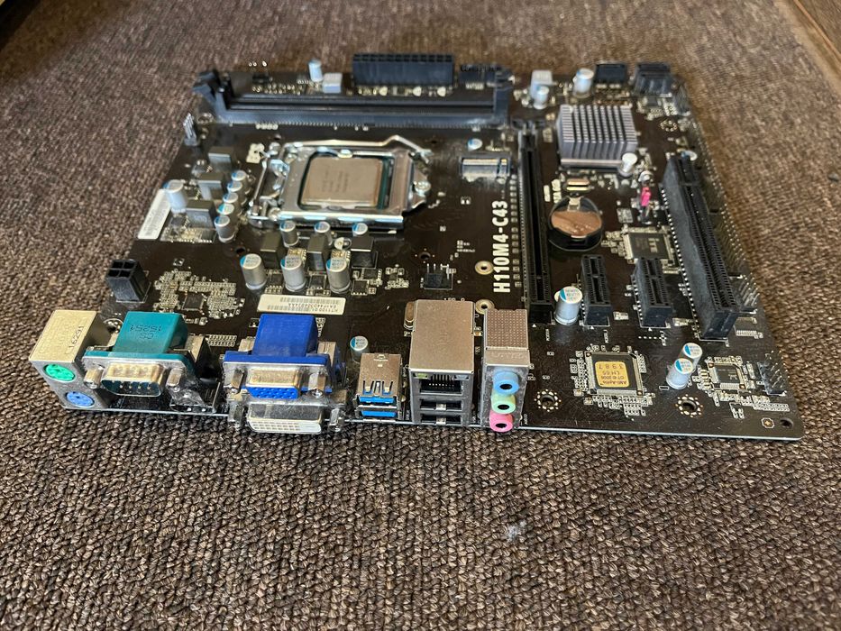Комплект материнская плата ECS H110M4-C43/core i3-6100/кулер: 2 030 грн ...
