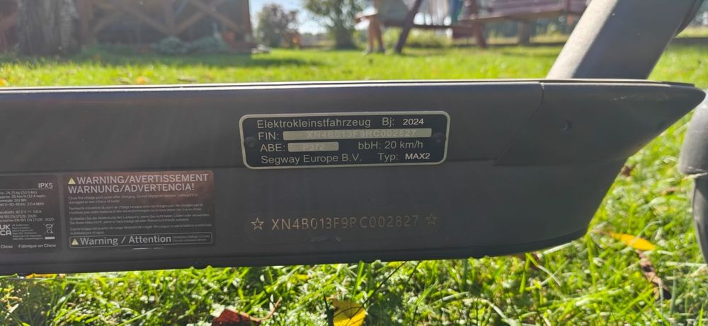 Segway Ninebot MAX G2 – Stan bdb! Zasięg do 70 km / Amortyzacja / Apple Find My
