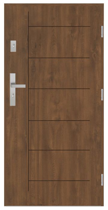Drzwi wejściowe do domu/mieszkania 55 mm LT-41 4 kolory 80/90 p lub l