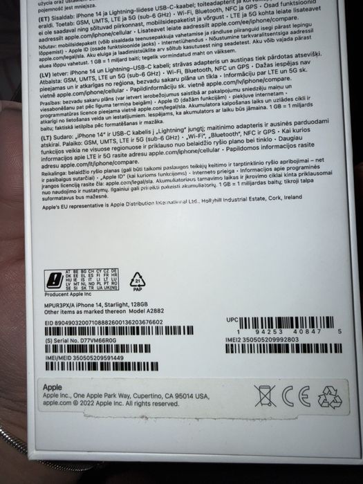 Iphone 14 - telefon w 100% sprawny