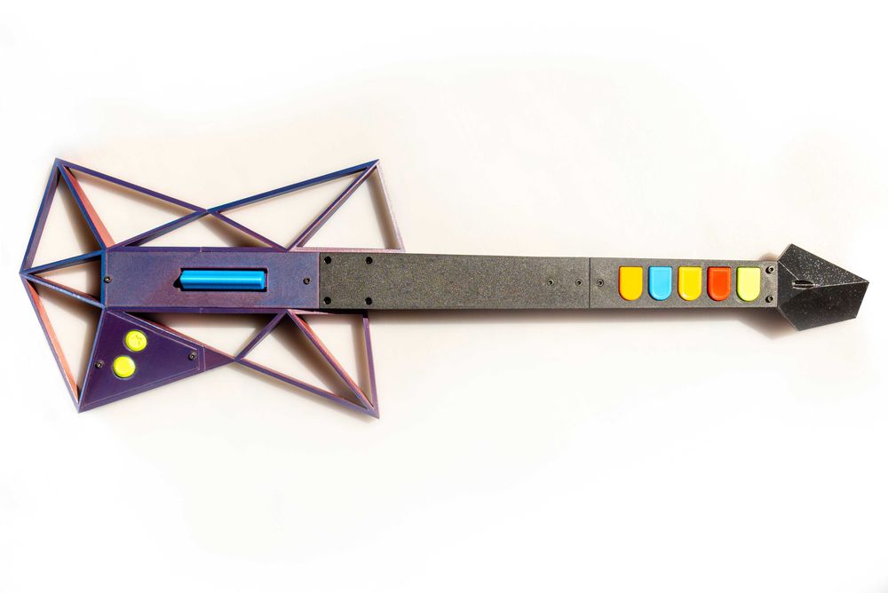 Guitarra - joystick para Clone Hero