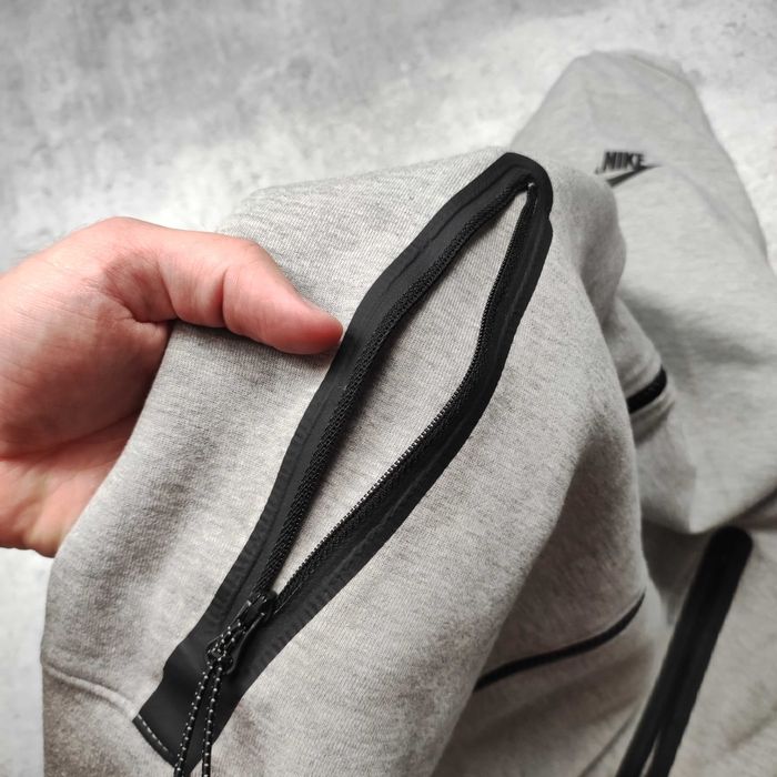 MĘSKA Bluza Rozpinana PREMIUM Nike Tech Fleece Sportswear Kieszenie Logo