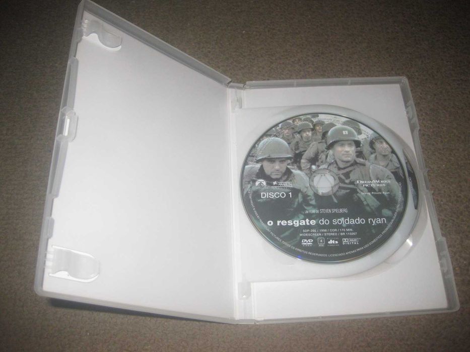 "O Resgate do Soldado Ryan" Tom Hanks/Edição Especial 2 DVDs/Slidepack