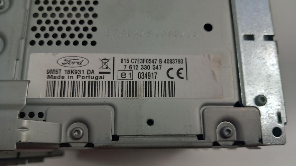 Ford Focus Mk2 Radio Nawigacja  9M5T18K931Da Kod