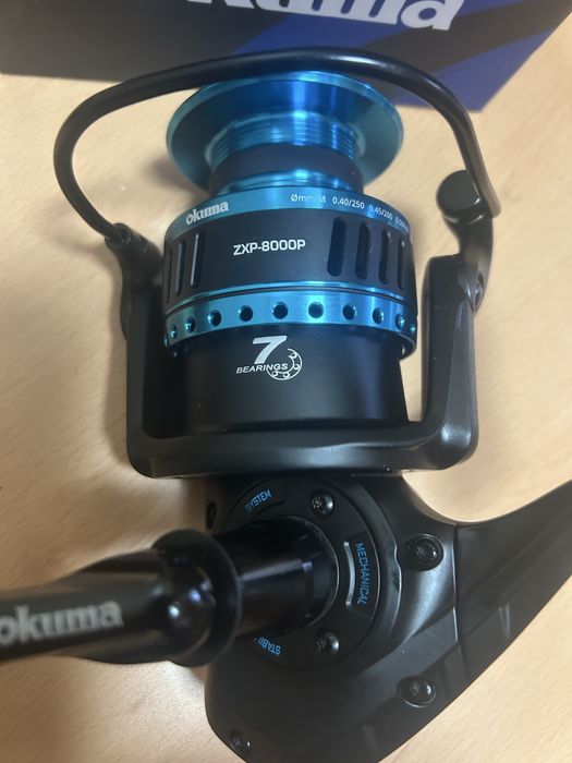 Carreto Okuma Azores XP ZXP 8000P Novo