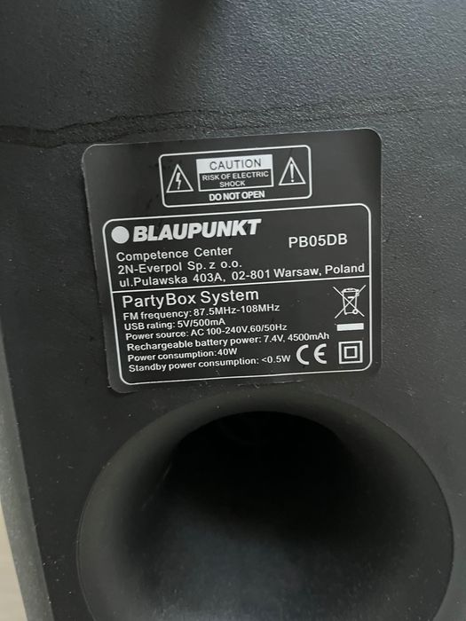 Głośnik Blaupunkt pb05db