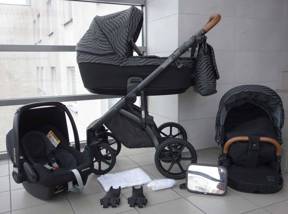 3w1 wózek  Roan Bloom z fotelikiem Maxi-Cosi