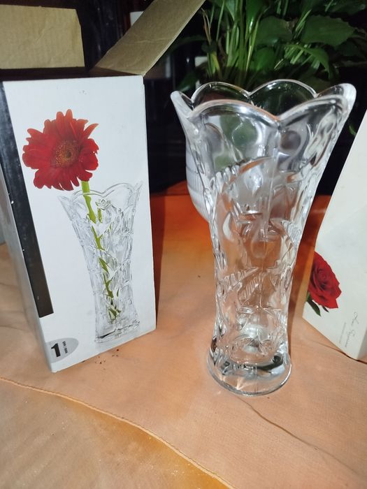 Conjunto de Decoração: Jarra de Vidro (25cm) + Ambientador (Novos)