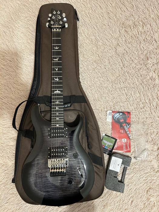 PRS SE Custom 24 Floyd Rose Charcoal Burst — состояние новой