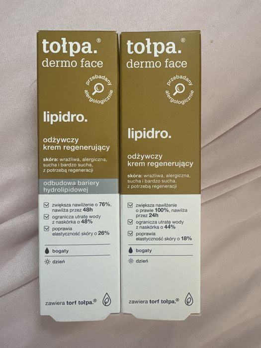 tołpa lipidro kremy
