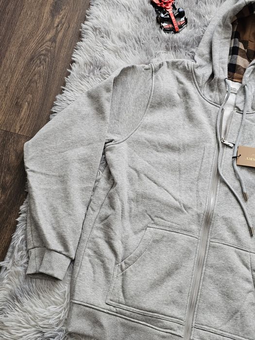 Сіра зіп-худі Burberry S-L
