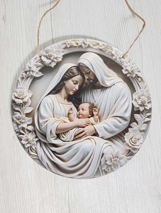 święta rodzina Maryja Józef i dzieciątko Jezus Boże Narodzenie obrazek