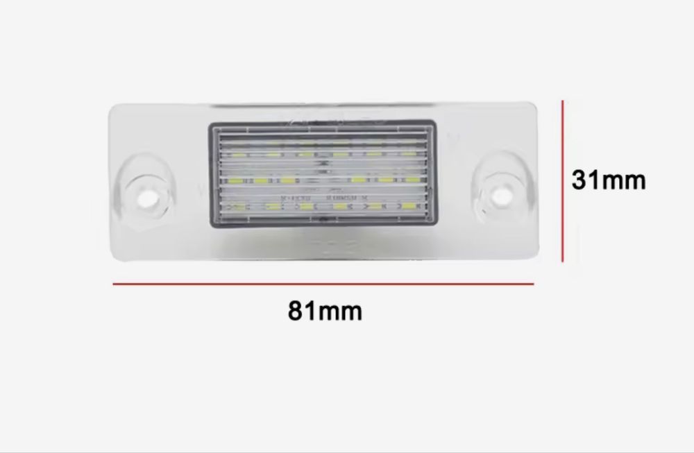 Подсветка номера Audi A3 A4 S4 B5 led освітлення мото