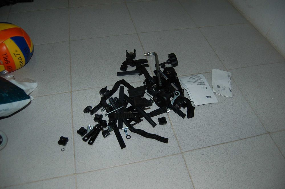 Barras Transversais para automovel para 3 bicicletas
