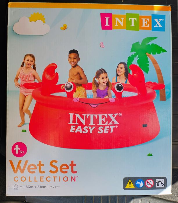 Basen ogrodowy rozporowy krab 183x51 cm Intex