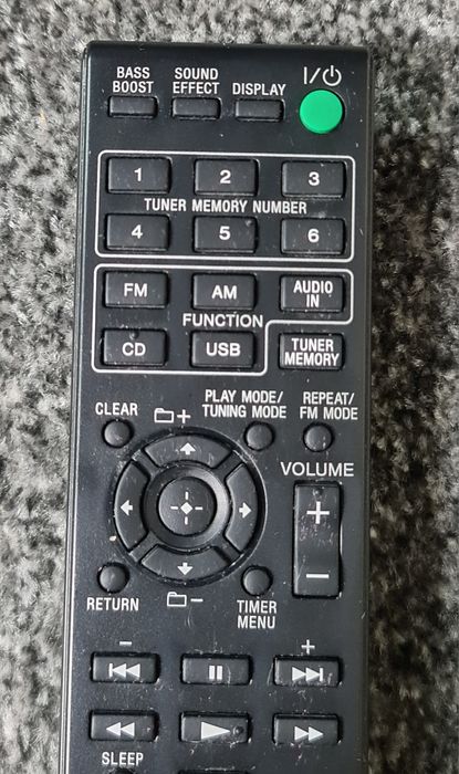 Pilot Sony audio RM-AMU153  wysyłka