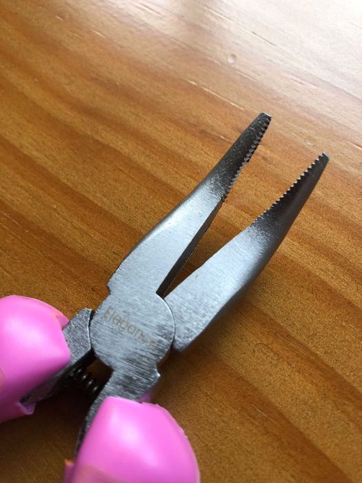 Alicate para extensões de cabelo