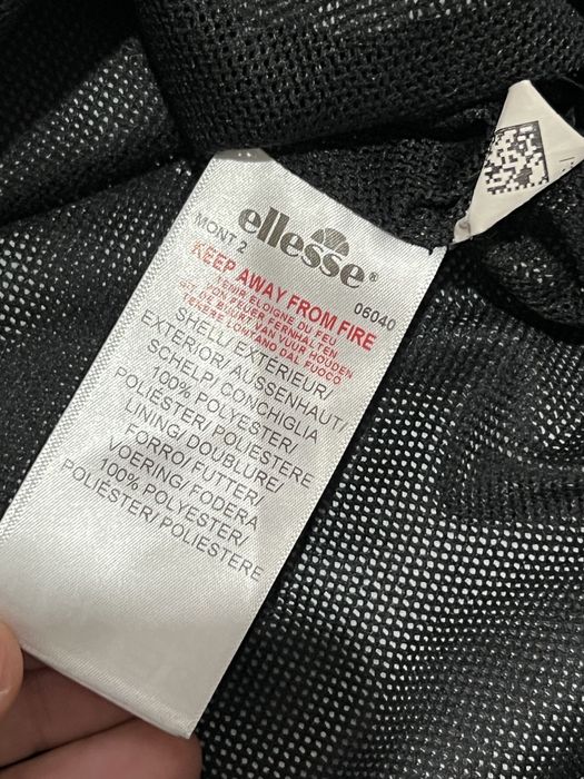 ELLESSE (M) Jacket Casual анорак ветровка мужской оригинал черный курт