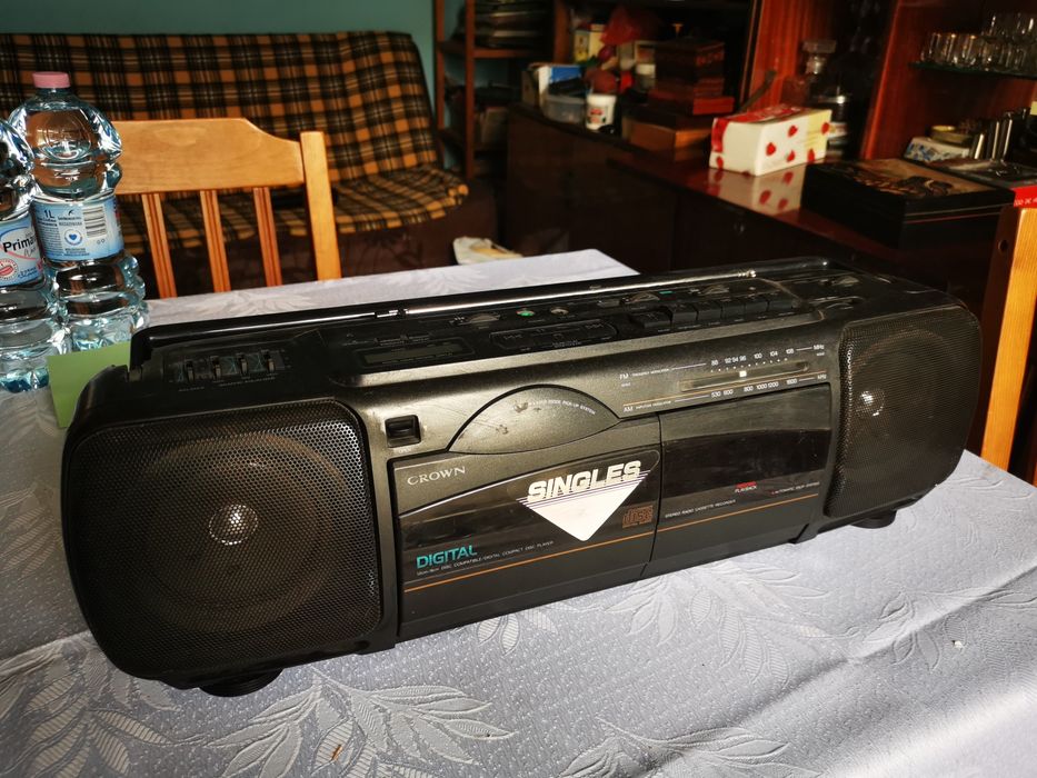 Radioodtwarzacz cd boombox 2szt Crown Taurus jamnik