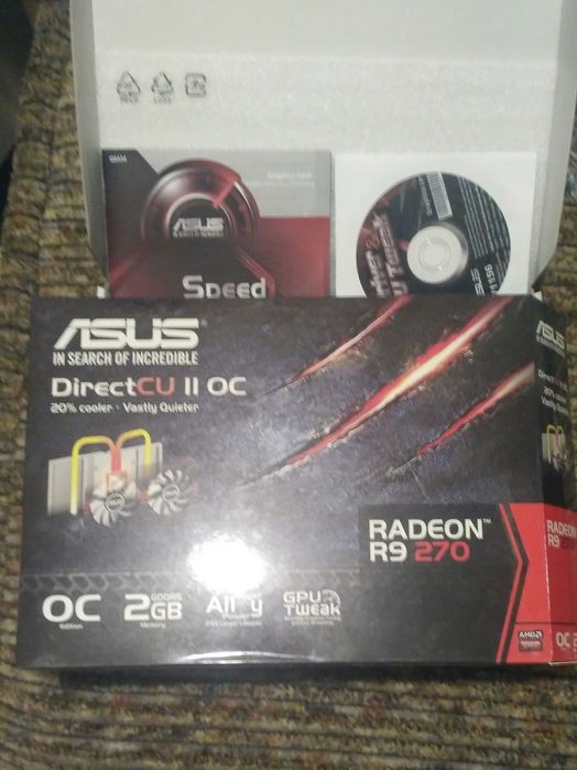 видеокарта  Asus R9-270