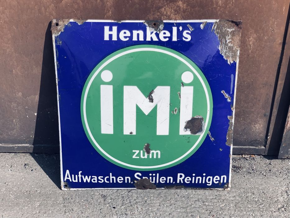 Zabytkowy szyld Imi Henkel