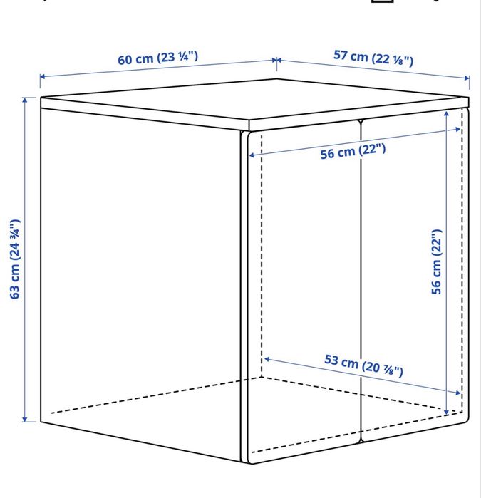 Ikea SMÅSTAD Platsa  120×57×244