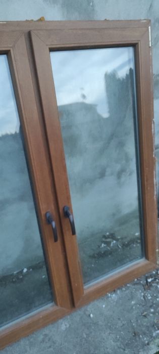 Okna plastikowe 130x145 dwuskrzydłowe