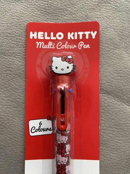 Caneta 6 cores Hello Kitty, Nova.