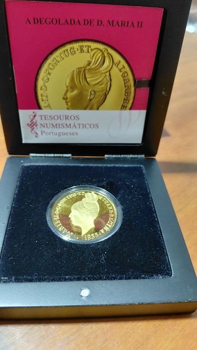 Moeda Ouro Degolada D. Maria   ICM