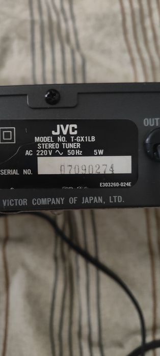 Wzmacniacz stereo JVC i Tuner JVC