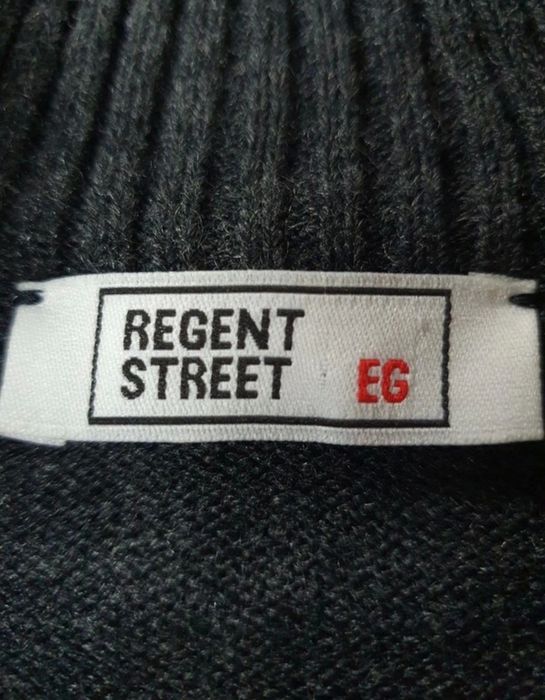 Regent Street USA r XL sweter półgolf męski w romby retro vintage