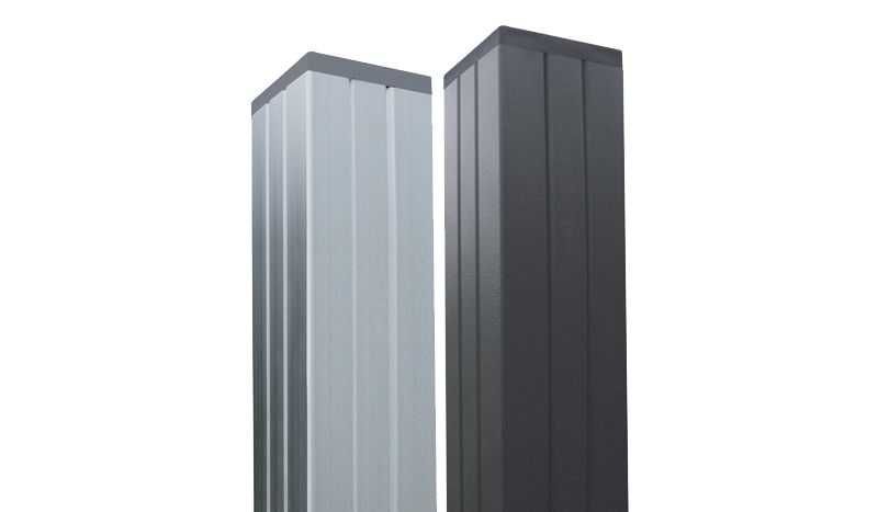 Ogrodzenie kompozytowe WPC Panelowo - aluminiowe
