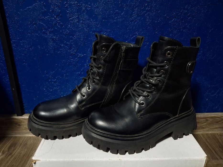 Ботинки женские, берцы, демисезонные