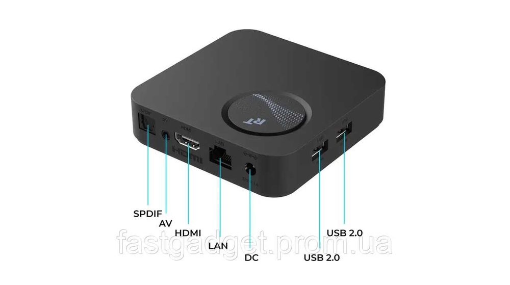 Smart TV box RockTek GX1 4/32 ГБ СМАРТ ТВ приставка