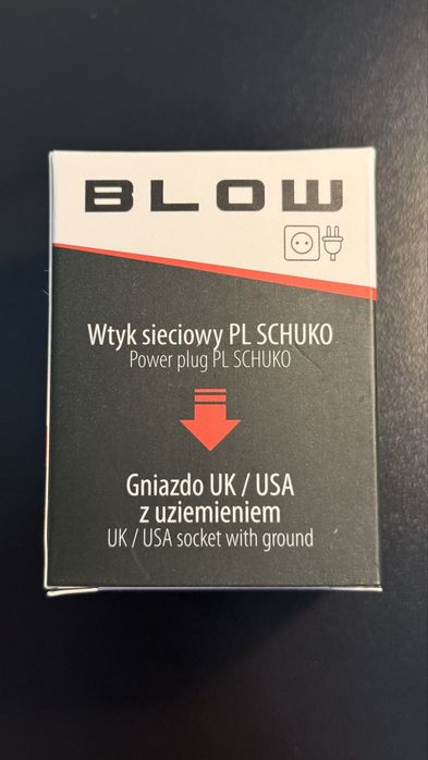 Pzejściówka podróżna adapter UK USA na EU