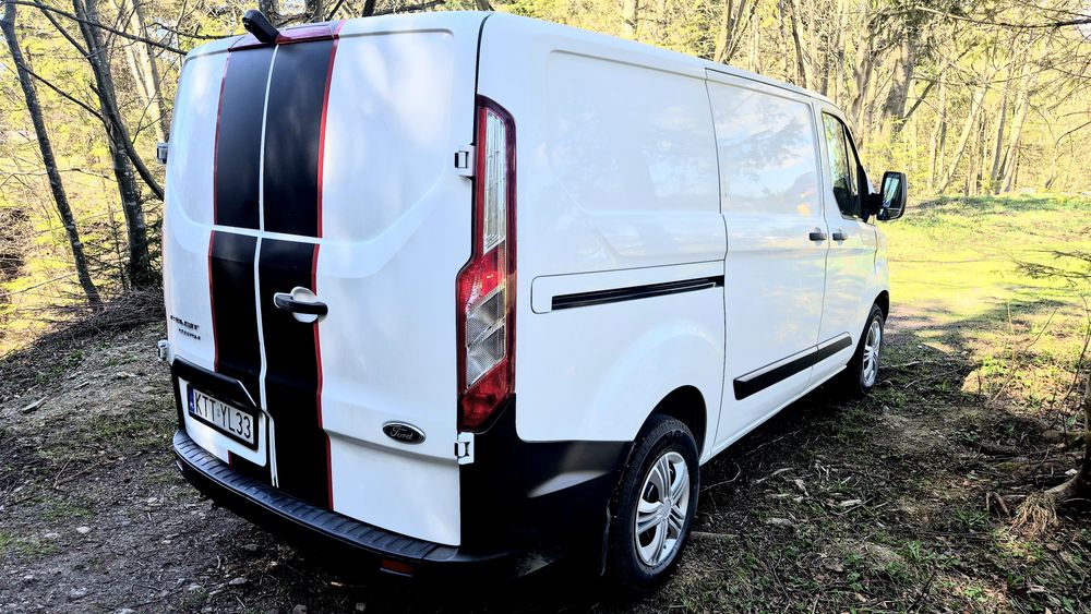 Ford Transit Custom blaszak 3 osobowy 2020r polift 2.0 Ecoblue Uszkodzony