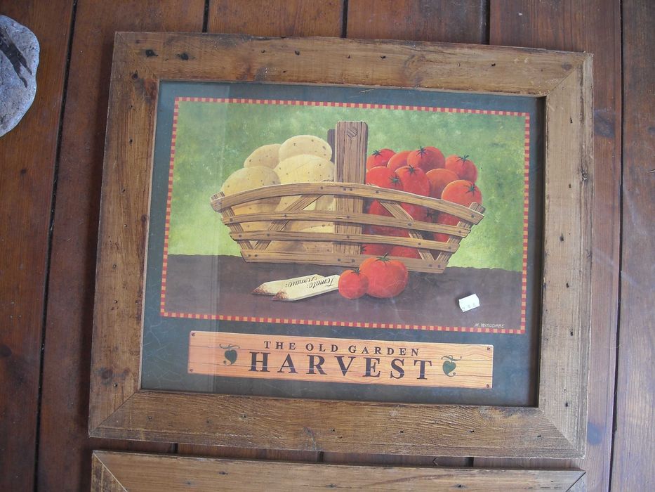 Quadros rusticos grandes moldura madeira reciclada