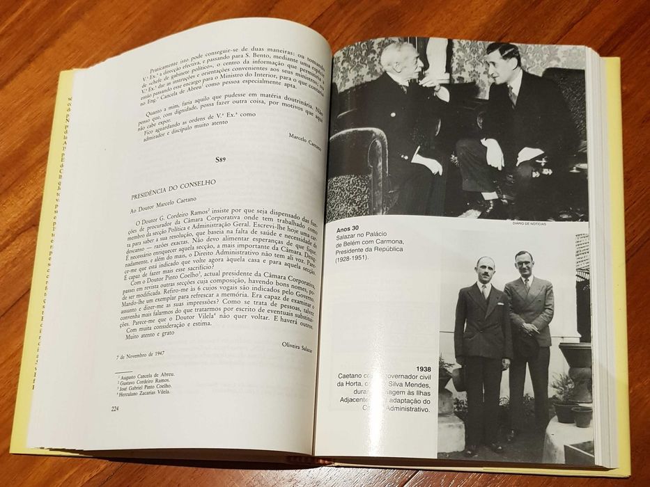 Livro Salazar e Caetano