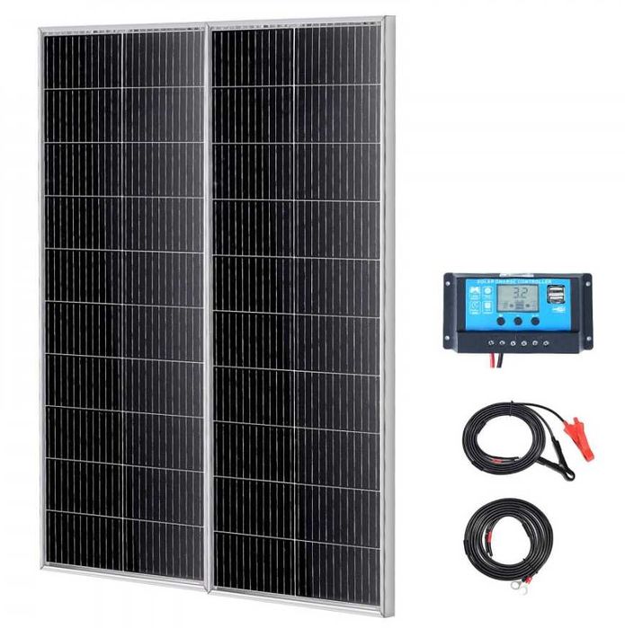 kit solar 200 w com bomba agua kit solar