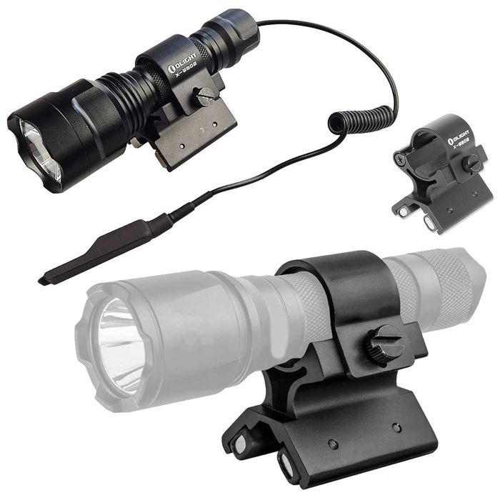 Latarka MYŚLIWSKA Taktyczna  MAGNETYCZNA z magnesem ładowana OLIGHT