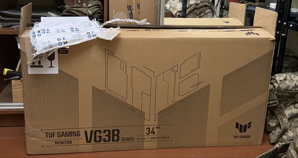 Tuf Gaming Monitor VG3B 34 дюйма