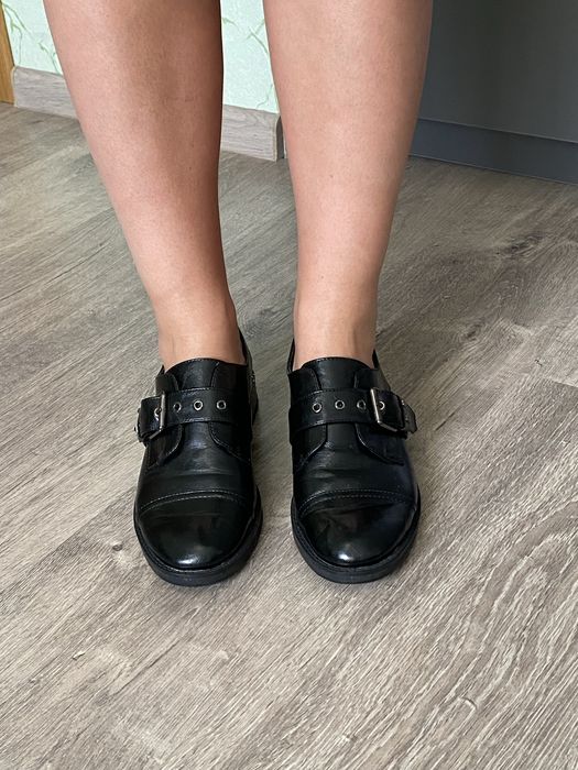 Туфлі монки  38 натуральна шкіра respect