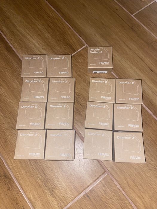 14x dimmer 2 + double switch 2 fibaro home system